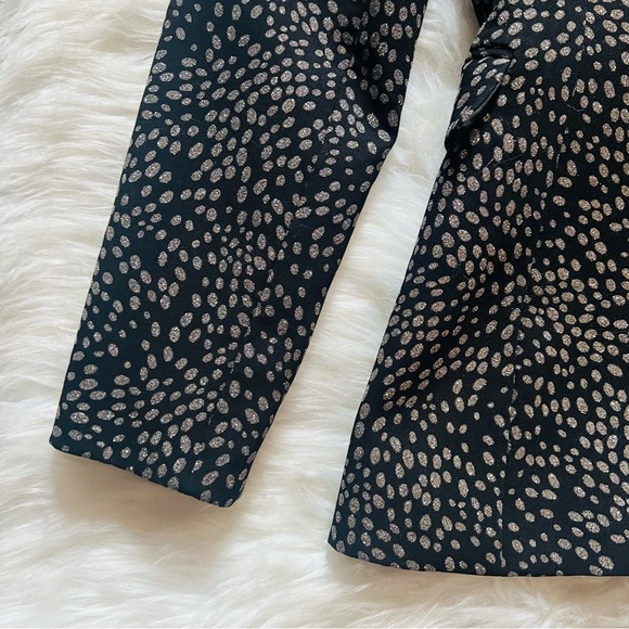 New! ALICE + OLIVIA Animal Print Jacquard Blazer - Picture 9 of 11